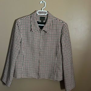 Plaid colourful cropped blazer 90’s